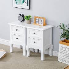 Saltoro sherpi wooden nightstand with three spacious drawers and bun feet white. Ship To Europe 2pcs Set Nordic Simple And Stylish Wood Nightstands Dresser Bedside End Table Bedroom Furniture Night Stand Hwc Aliexpress