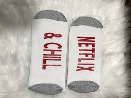 Pin By Tiffanymayboutique On Humor Socks Netflix And Chill Socks Chill