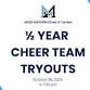 1/2 year Cheer Team Tryouts event image
