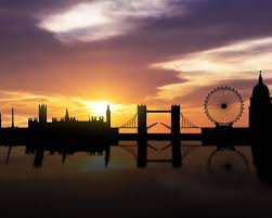 You can listen to our debut ep here! London Sunset Skyline Poster By Aged Pixel