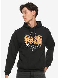 Dragon ball z boys goku navy hoodie. Dragon Ball Z Orange White Symbols Hoodie