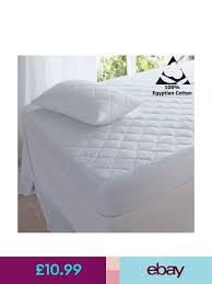 100 Egyptian Cotton T 200 16 Deep Mattress Protector Pillow Pair Protector Mattress Mattress Protector Mattress Topper Reviews