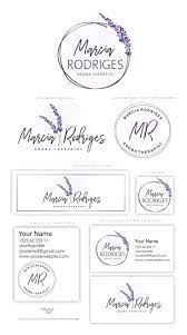 Lavender Branding Kit Photography Logo Set Watermark Lavender Logo Florist Logo Therapist Logo Lavender Florist Logo Flower Logo Design Photography Logos