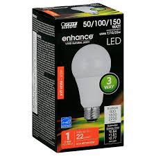 Would you like to tell us about a lower price? Feit Electric Enhance Led 3 Way A21 Soft White Light Bulb Shop Light Bulbs At H E B