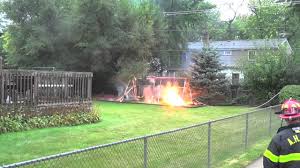 The problem is that their live power line has been damaged and is dangling in their backyard. Power Line On Metal Swing Set Between Gibbons Ave And Forrest Ave Arlington Heights Youtube