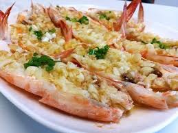 生熟蒜茸牛油蒸大蝦 130元6隻steamed garlic butter prawns 20無限 youtube cooking butter prawn garlic butter prawns