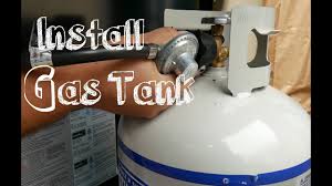 Next i drilled a hole in the deck, fed the gas. How To Install Propane Tank Gas Grill Easy Simple Youtube