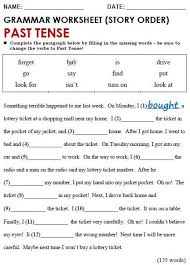 Grade 4 English Worksheets English Grammar Worksheets Past Tense Worksheet Tenses Grammar