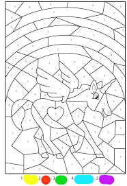 Teach your child how to identify colors and numbers and stay within the lines. Color By Number Coloring Pages 100 Printable Coloring Pages