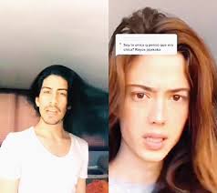 #dúo con @jorgechaconhh hahaha, solo cuando me ven de atrás!!!  🤷🏻‍♂️🏳️‍🌈🤣 #longhair #cabellolargo #parati #cabello #chica #chico  #gaytiktok #fyp
