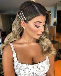 Makeup Prom Hair Lookprom Hair Makeup Look Simple Prom Hair Hair Styles Bridesmaid Hair