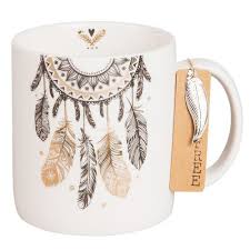 Mug Attrape Reves En Porcelaine Blanche Maisons Du Monde Porcelaine Blanche Art Tasse Porcelaine