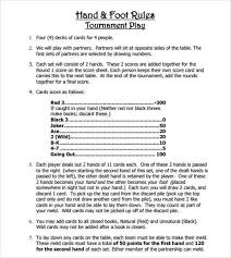 Hand And Foot Score Sheet Rules Fun Card Games Card Games Family Card Games