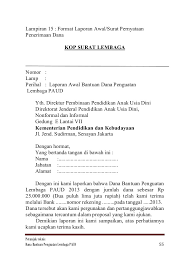 Menjadi sarana atau media untuk berbagai pertanggungjawaban seseorang dengan lembaga atau perusahaan saat menulis surat pernyataan dengan menyertakan sebuah kesanggupan maupun bukti tertentu sebaiknya di. Contoh Surat Pernyataan Pertanggungjawaban Keuangan Mosaicone Cute766
