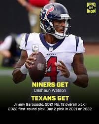 Still makes you wonder about their decision to trade deandre hopkins. Thoughts On Bleacher Report S Potential 49ers Trade Package If Deshaun Watson Becomes Available 49ers