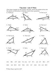 By the law of sines you can write: Trig Laws Law Of Sines By We Re Bruyn Math Teachers Pay Teachers