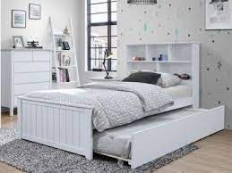 myer white king single bed with trundle hardwood frame king single bed trundle bed single trundle bed