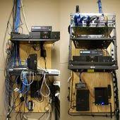 Network Closet Before And After Itthings Cat6 Rackmount Networkcloset Home Network House Wiring Server Rack