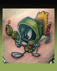 It looks like you're using artstation from great britain. Marvin The Martian By Jeremiah Mccabe Tattoonow