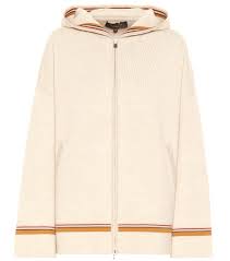 cashmere zip hoodie