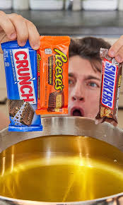 Deep Frying Iconic Chocolate Bars For A Tasty Treat