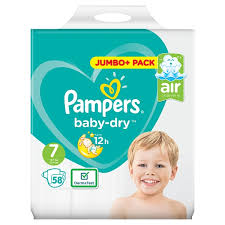 Pampers wetness indicator lets you know when your baby might need a change. Pampers Baby Dry Nappies Size 7 Jumbo Pack 58 Piece