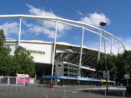 Stadium team stuttgart ulreich, sakai, schwaab, kvist, haggui, niedermeier, harnik, leitner, ibisevic, didavi,gruezo, romeu, klein, vlachodimos, kostic, wern. Mercedes Benz Arena Bad Cannstatt 1933 Structurae