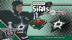 Wild Vs Stars Game 2 Nhl 16 Hockey Sims Hockey Nhl Minnesota Wild