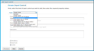Query Based Input Controls Jaspersoft Community