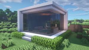 Minecraft Modern Ev Yapimi Minecraft Modern Ev Yapimi Ogretici Minecraft Youtube