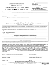 Wake Forest Baptist Medical Center Medical Records Fill Online Printable Fillable Blank Pdffiller