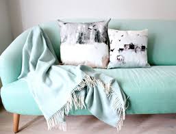 Create a cool, calm living space with mint green decor, mint green home accents, and mint green from the minty green wall tiles to the freestanding sinks, matte finishes, terrazzo vanity, and hairpin. 40 Beautiful Pieces Of Mint Green Home Decor