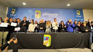 Quiroga Moyano, Seva y Aballay fueron proclamados autoridades del PJ San  Juan