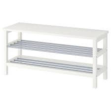 Tjusig Bench With Shoe Storage White 42 1 2x19 5 8 Ikea Shoe Storage White Bench With Shoe Storage Shoe Storage Cabinet