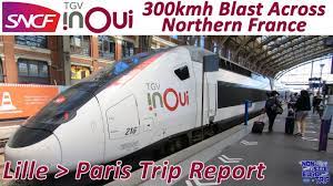 All of the images have been taken from the right of the train. First Class At 300kmh From Lille To Paris Tgv Duplex Review French Train Trip Report Youtube