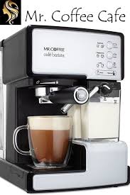 Mr Coffee Bvmc Ecmp1102 Cafe Barista Espresso And Cappuccino Maker White Coffee And Espresso Maker Espresso Cafe Barista