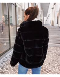 Manteau veste fausse fourrure oakwood femme orange feu user référence 63441. Veste Fausse Fourrure Noir Femme Fashion Zerda Boutique Mode Pas Cher