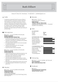 Simple resume samples · 30+ samples by industry Dental Assistant Resume Example Kickresume