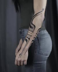 Futuristic Tattoos Of Georgie Williams Ultracooltattoos Tribal Tattoos Tattoos Custom Temporary Tattoos
