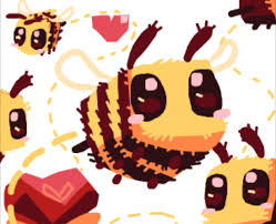 #i showed u all these already but i dont have time to play mc today i i got a new skin in minecraft and decided to try out a little character designing challenge since it looks like this. Bees Are So Cute Minecraft