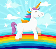La Licorne Arc En Ciel Monde Licorne En 2020 Licorne Arc En Ciel Arc En Ciel Vecteur Gratuit