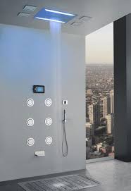 Electronic Shower System By Graff Aqua Sense Shower Systems Modern Shower Room Modern Shower