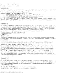 Cruikshank Sr, Robert Family