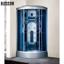 Today people are using shower enclosure in their bathroom to make it look elegant. Grey Frame Blue Glass Steam Shower Room Shower Enclosure Bathroom China Shower Bathroom Bathroom Supplies Made In China Com