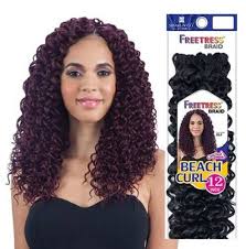 Crochet braids made of natural hair can be handled just like your own hair. Beach Curl 12 1b Off Black Freetress Synthetic Crochet Braid For Sale Online Ebay