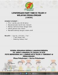 Since our establishment, we have contributed to customer satisfaction and industrial development through. Loker Temanku Loker Pemalang Loker Pekalongan Loker Facebook