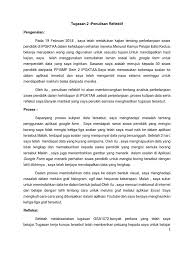 Savesave contoh refleksi kerja kursus pendek titas for later. Tugasan 2 Gsa Penulisan Reflektif
