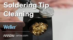 Soldering Tip Cleaning Youtube
