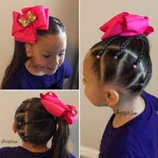 Elastic Side Ponytail Kids Hairstyles Girl Hair Dos Baby Girl Hairstyles