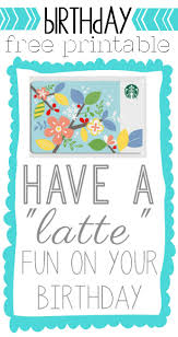 Maybe you would like to learn more about one of these? Latte Fun Birthday Gift Under 5 Printable Our Thrifty Ideas